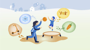 Pääkuva: Kohde hanke: lapsia leikkimässä